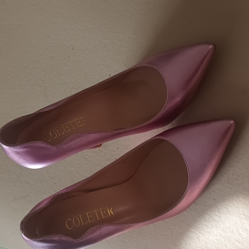 Pink Metallic Shoes